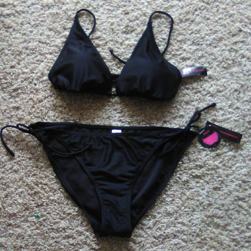 Black bikini set sz l/g 11-13